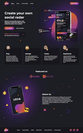 Веб-сайт: Social Radar. Сайт, розроблений з використанням сучасних технологій веб-розробки є онлайн-платформою, створеною для забезпечення зручного та ефективного спілкування між користувачами з різними інтересами та цілями